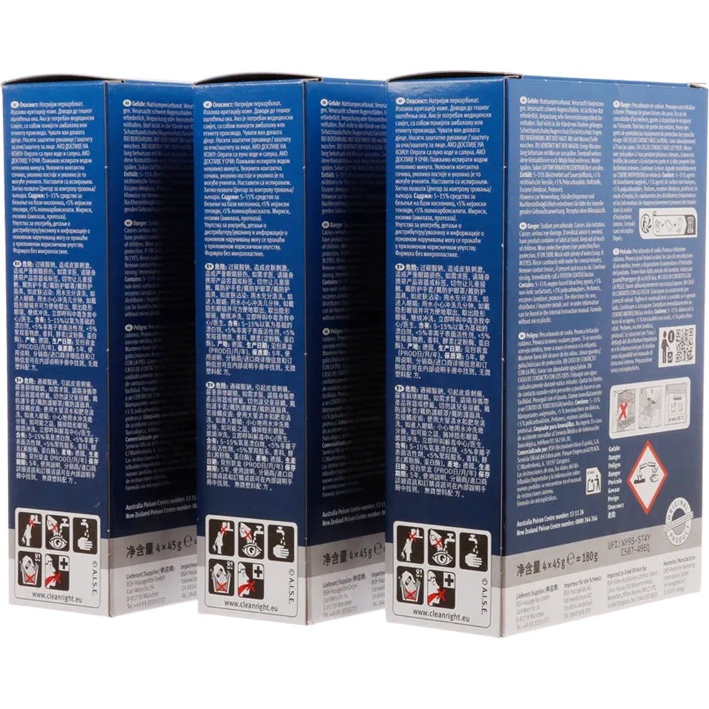 Bosch Machinereiniger Vaatwasser 00312257 (12x45g)