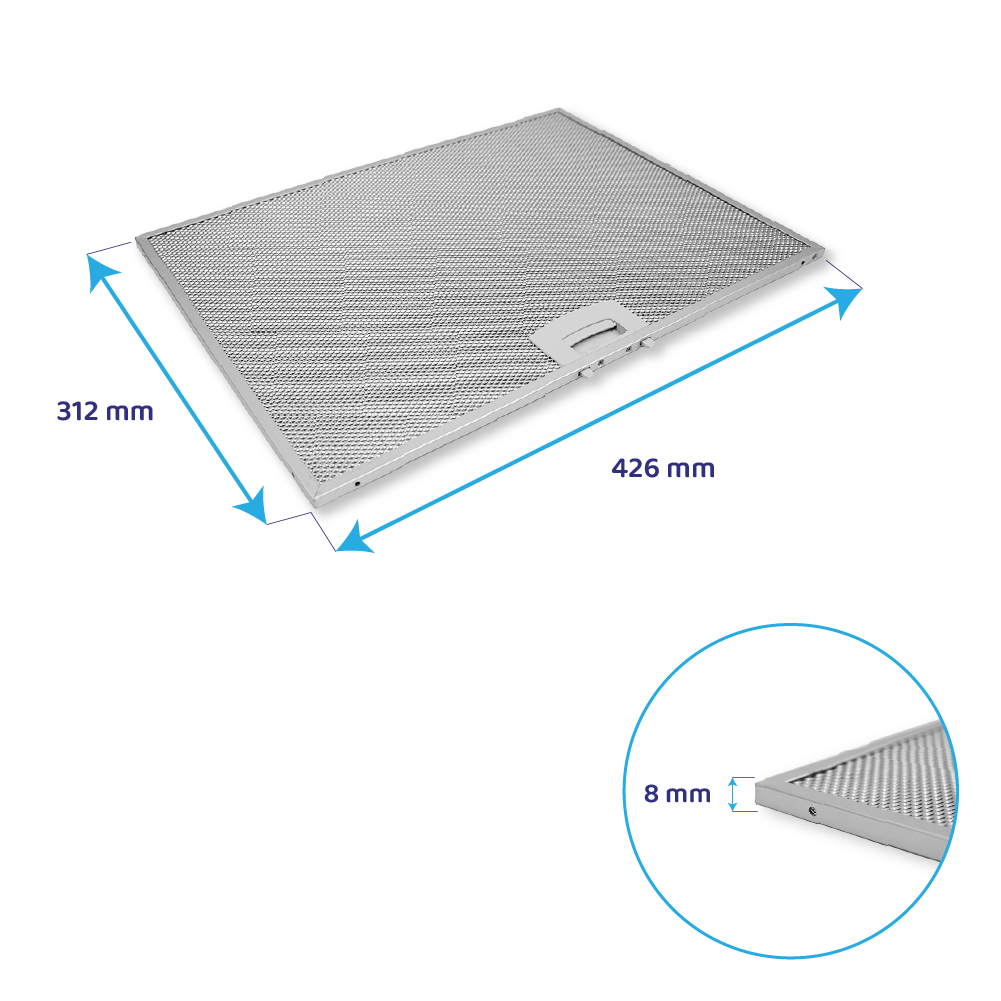 Neff Metaalfilter 312x426mm 671276 / 00671276