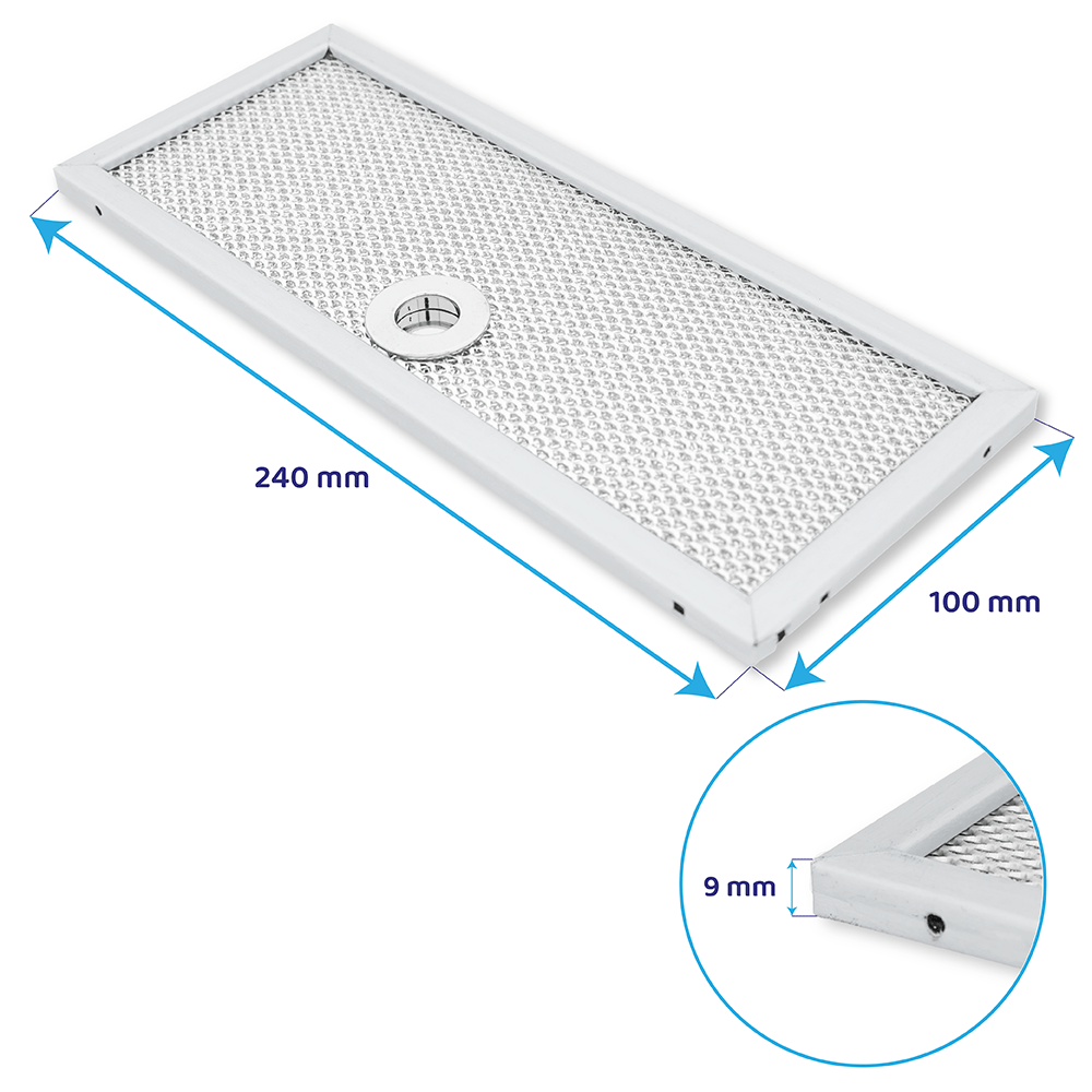 Nodor Metaalfilter 100x240mm NOSTRUM