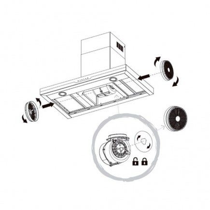 ETNA koolstoffilter HF2004 / 735140 (2St.)