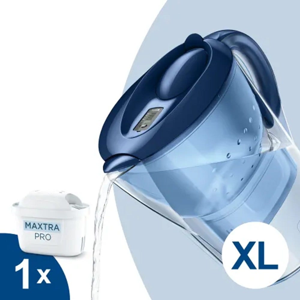 BRITA Marella XL Waterfilterkan 3.5L Blauw + MAXTRA PRO Waterfilter 1051122