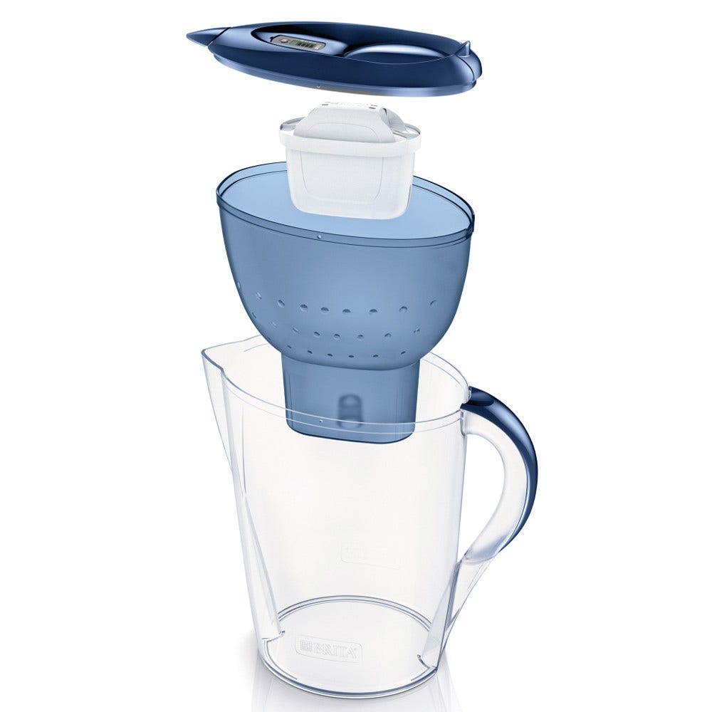 BRITA Marella XL Waterfilterkan 3.5L Blauw + MAXTRA PRO Waterfilter 1051122