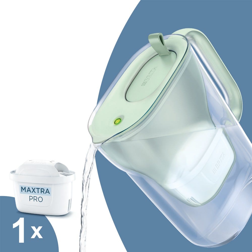 BRITA Style Eco Waterfilterkan 2.4L Poeder Groen + MAXTRA PRO Waterfilter 1055741