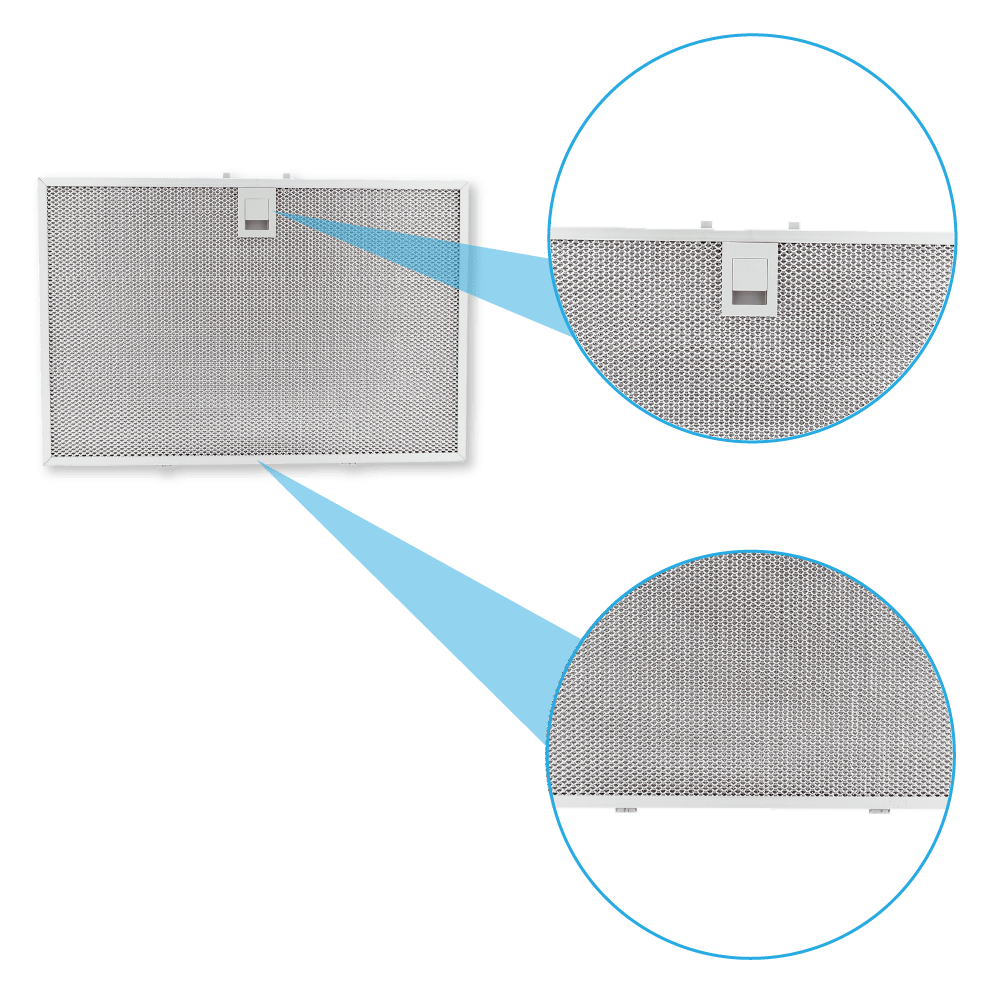 Koolstoffilter (2St.) + Metaalfilter (2St.) geschikt voor Siemens LC87KHM60