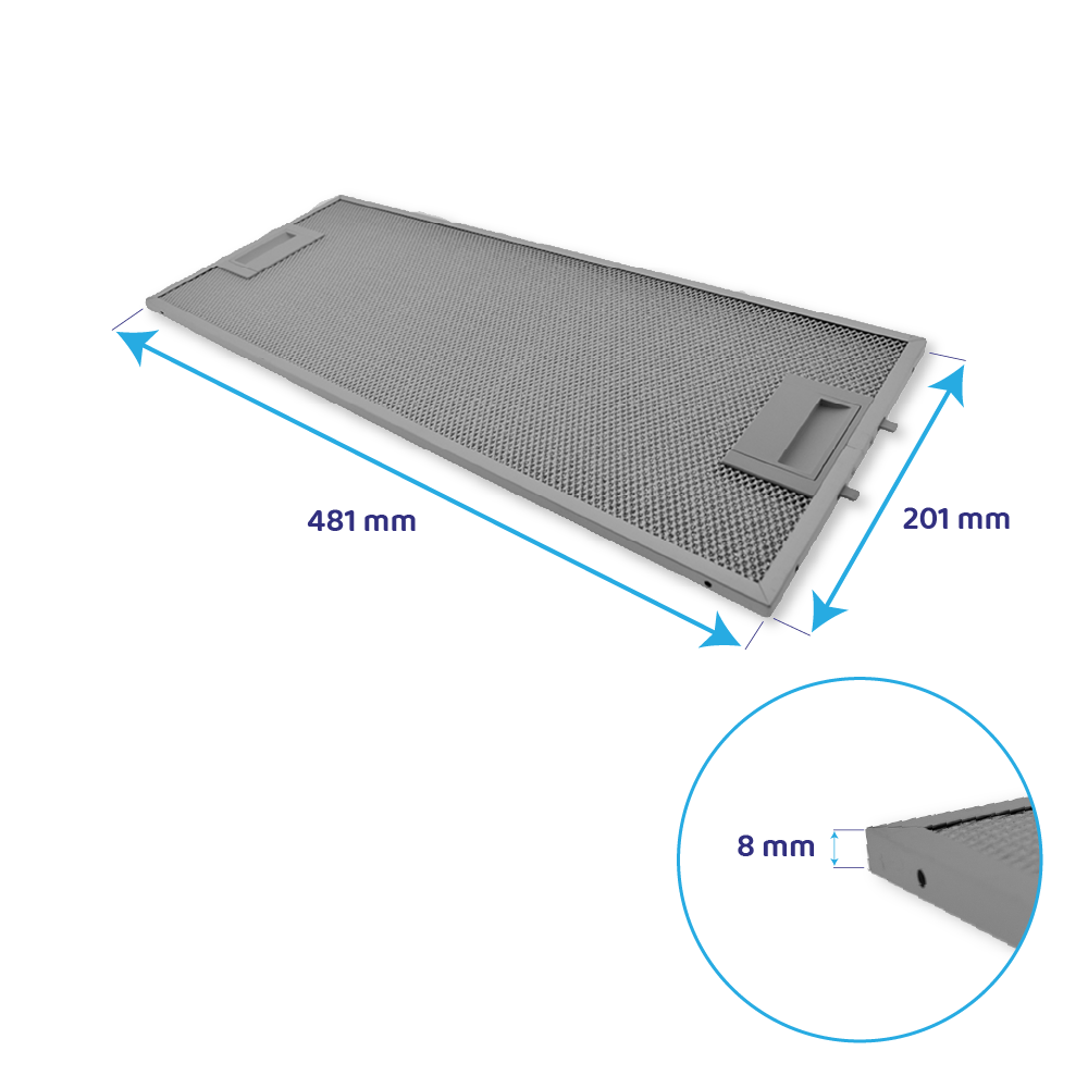 Neff Metaalfilter 481x201x8mm 11022473