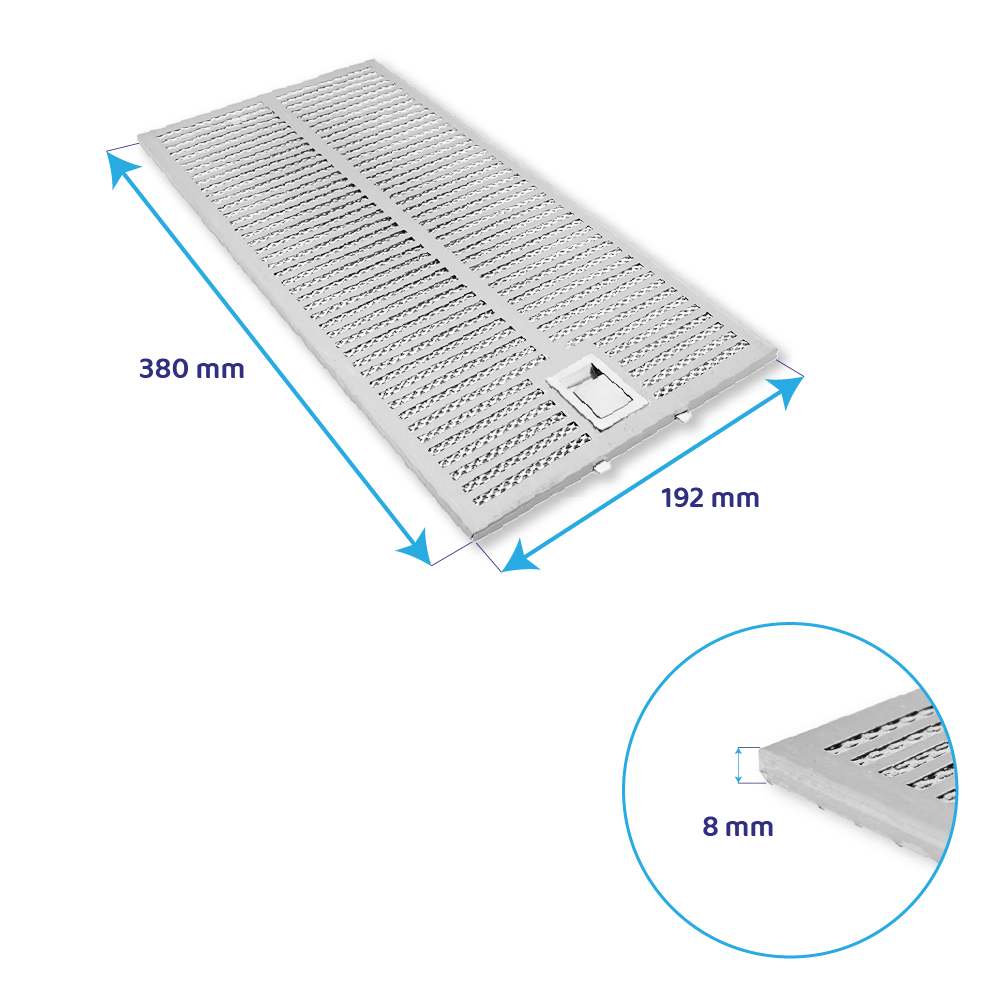 Neff Metaalfilter 380x192mm 11040094