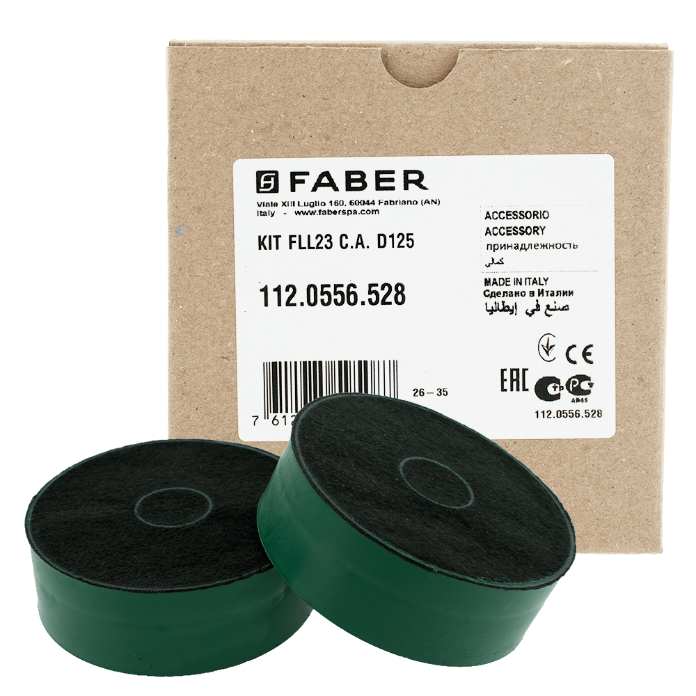 Faber Longlife Koolstoffilter FLL23 / 112.0556.528 (2St.)