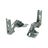 Hettich scharnieren set voor inbouw koelkast / vrieskast 12004051 (2St.)