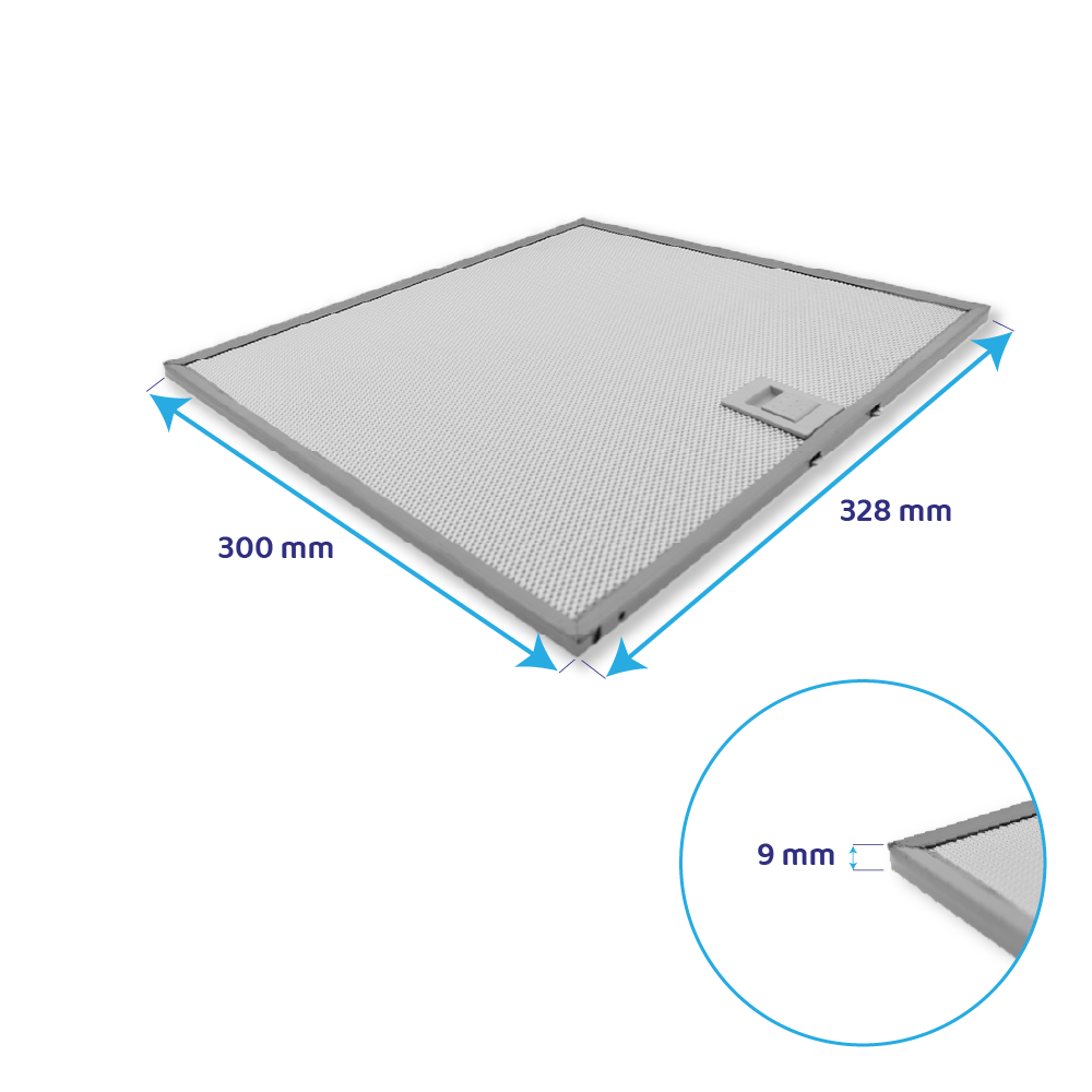Franke Metaalfilter 300x328mm 133.0342.693