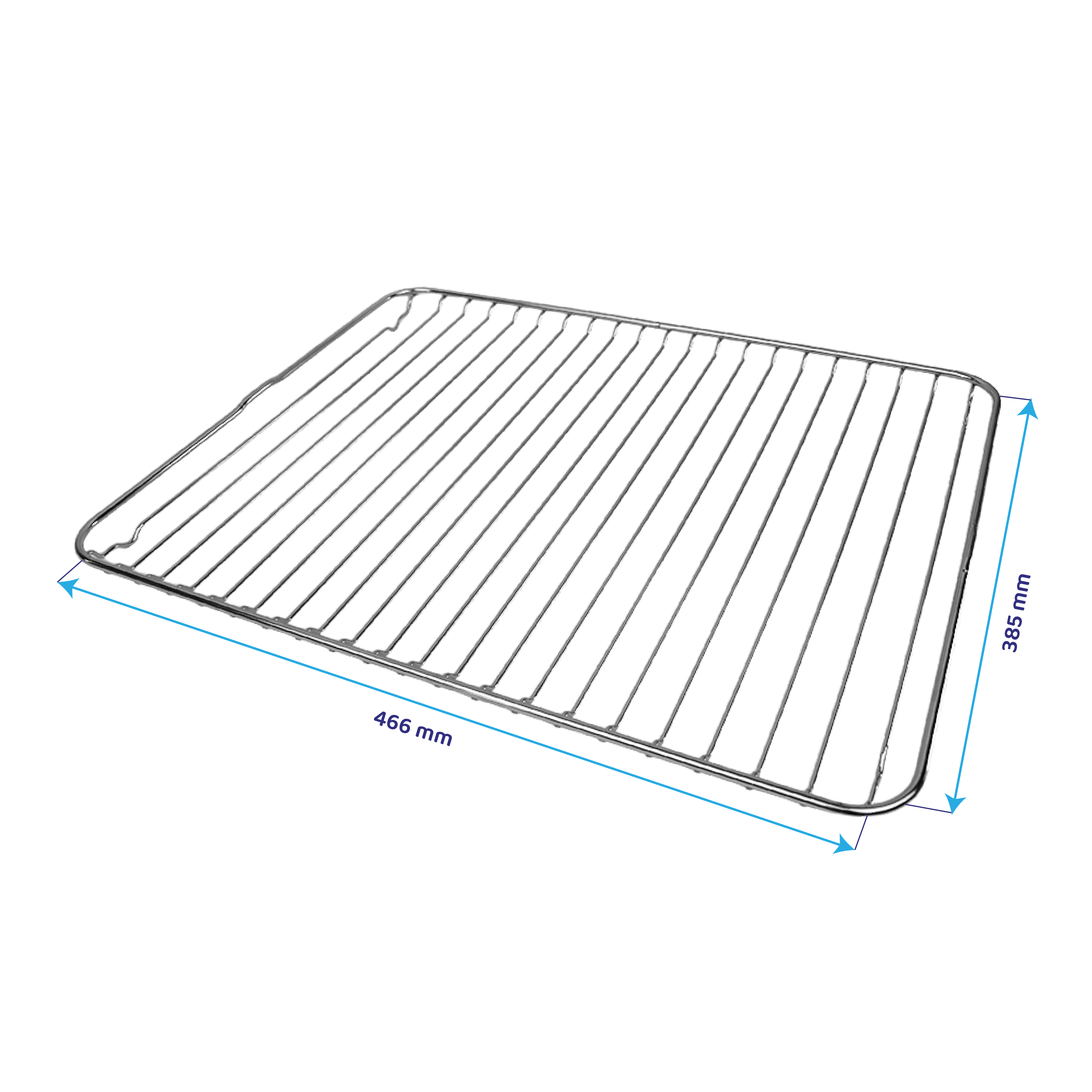 Blaupunkt Grillrooster Oven 466x385mm 140286193010