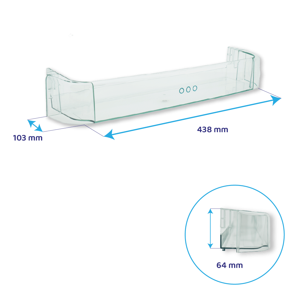 Arthur Martin Koelkast Flessenbak 438x103mm / 2246121145
