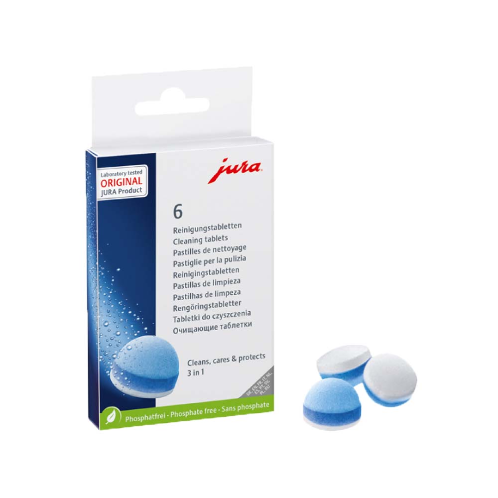Jura 3-Fasen Reinigingstabletten (6St) 24225