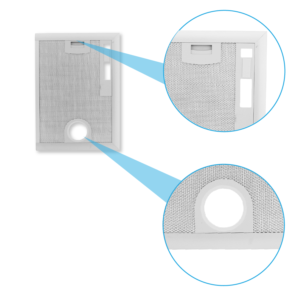 Neff Metaalfilter 380x265mm 365480 / 00365480 (rechts)