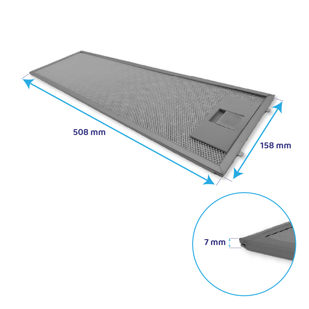 Electrolux Metaalfilter 508x158x7mm 4055344149
