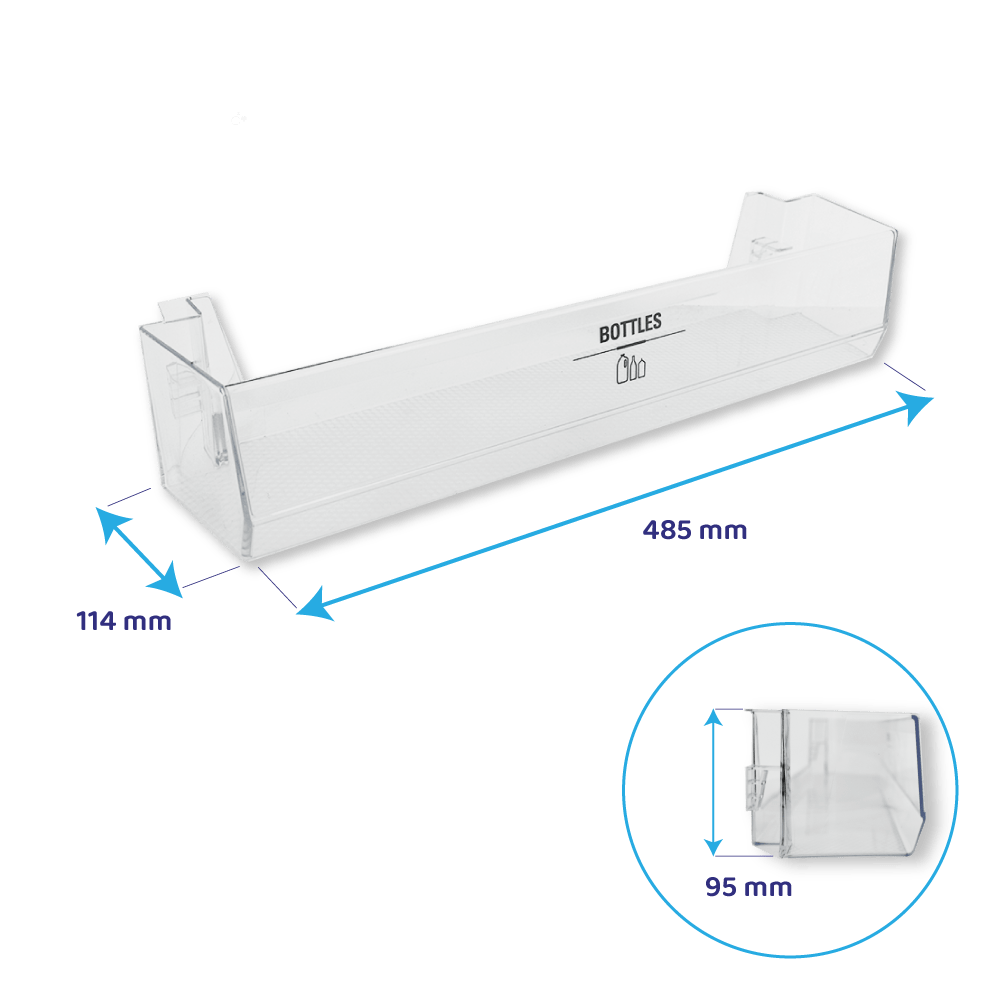 Bauknecht Koelkast Flessenbak 485x114mm / 481010853823