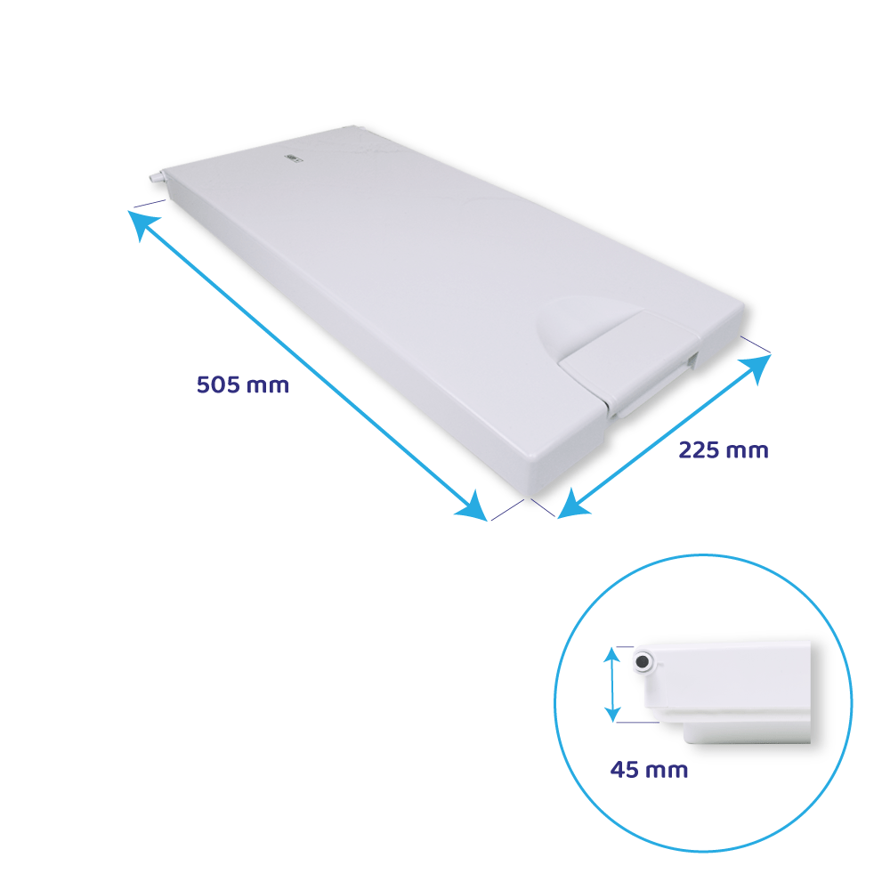 Whirlpool Vriesvakdeur 505x225mm / 481244069344