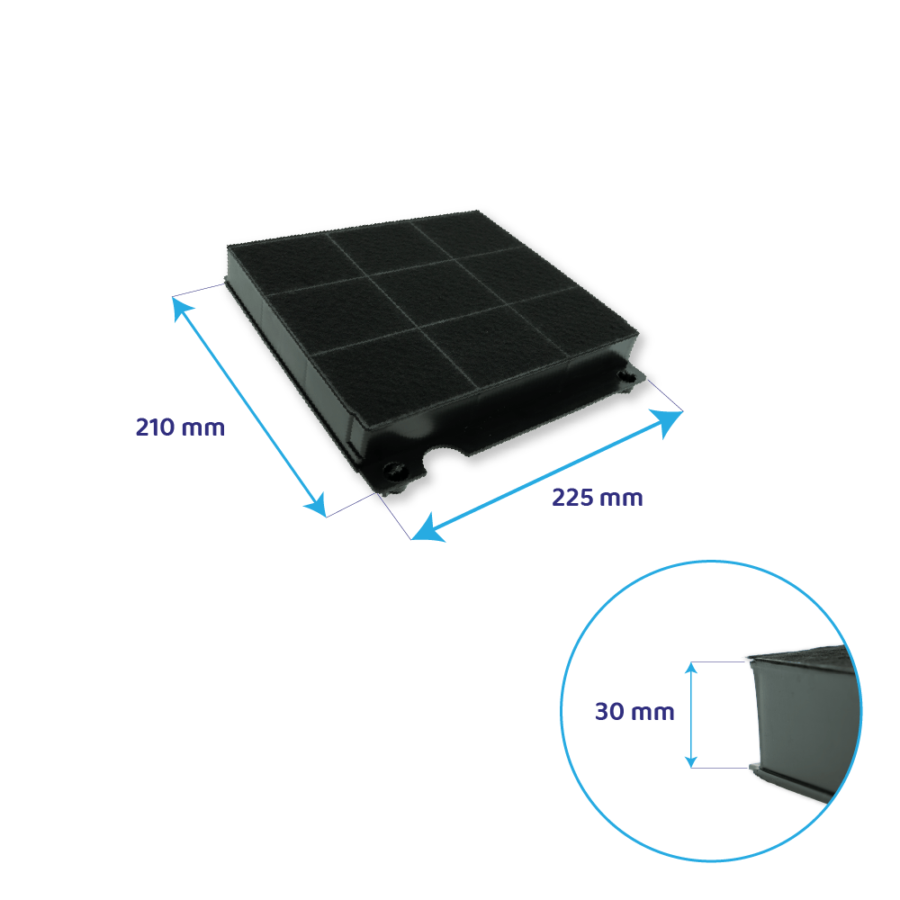 Bauknecht Koolstoffilter CHF15/1 / AMC027