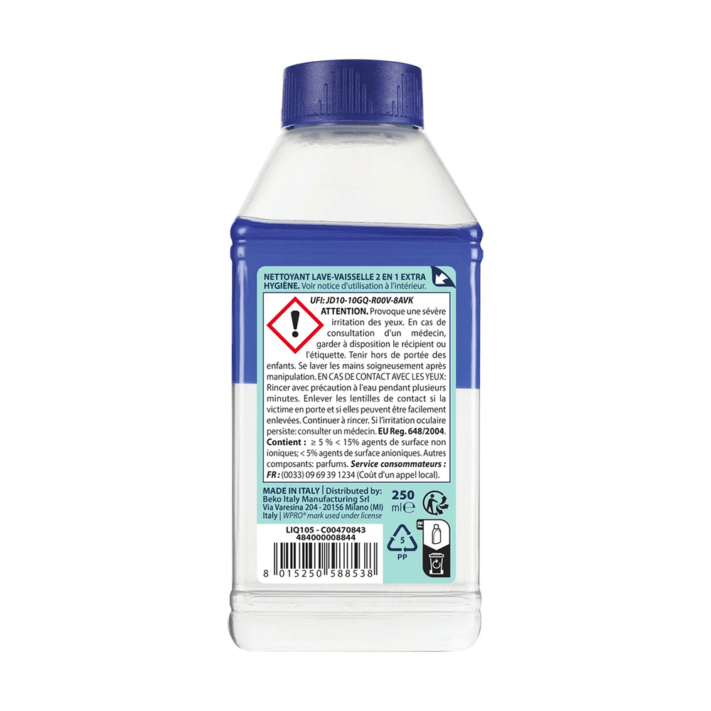 WPRO Vaatwasserreiniger & Ontkalker 2-in-1 484000008844 (250ml)