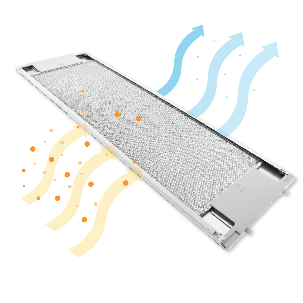 AEG Metaalfilter 507x160mm 50263849007