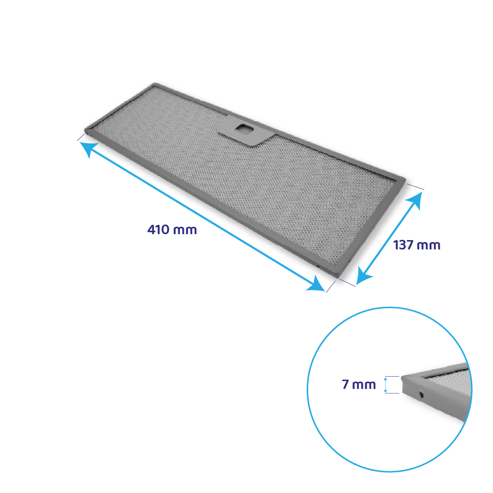 AEG Metaalfilter 137x410mm 50286534008 (2St.)
