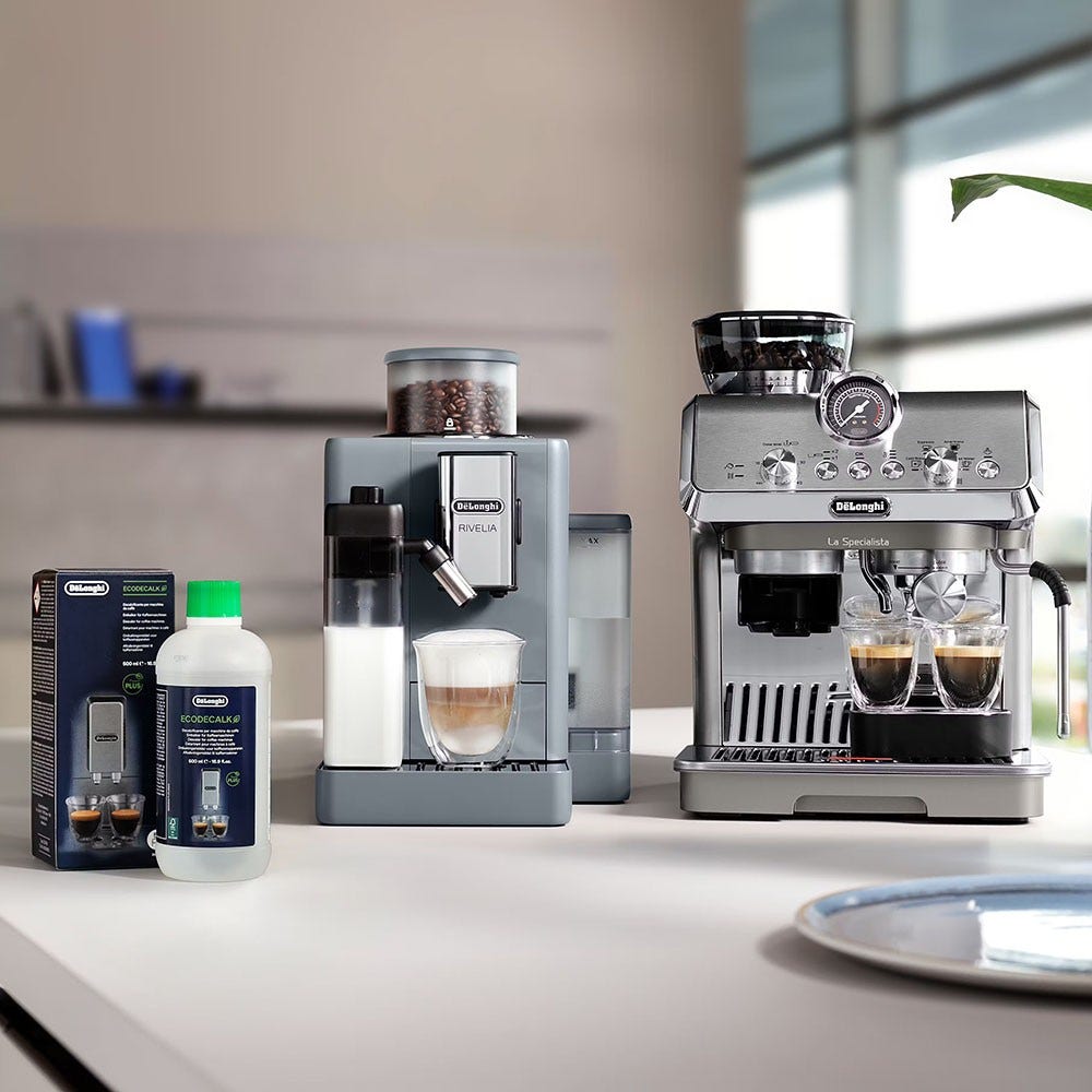 Onderhoudsset Koffiemachine Waterfilter (10st.) + Ontkalker (500ml) geschikt voor Delonghi