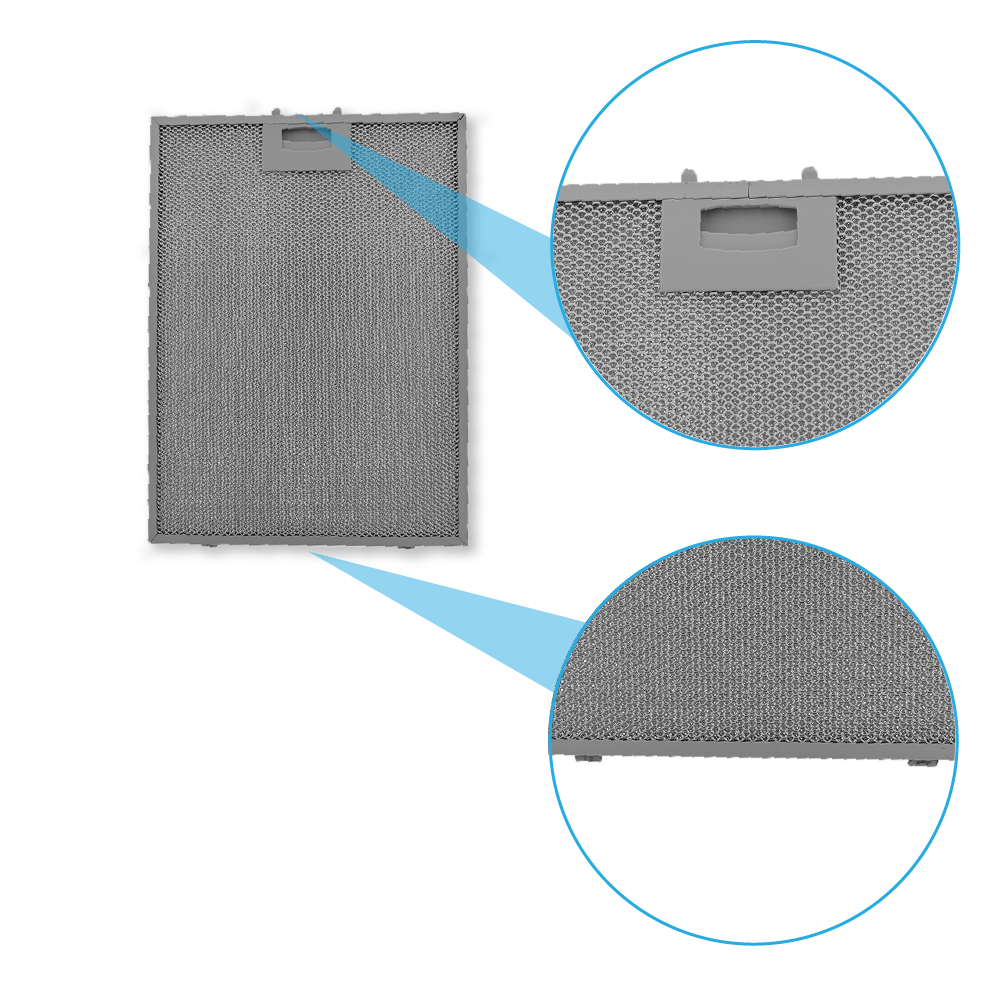Blaupunkt Metaalfilter 358x265mm 703451