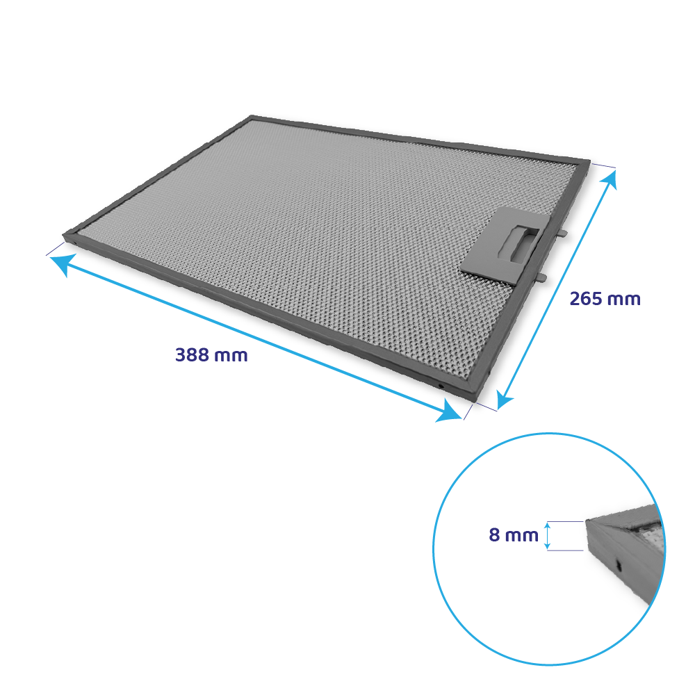Neff Metaalfilter 388x265x8mm 742967/ 00742967