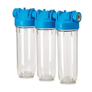 Purway Drievoudige Filterbehuizing DP 10 Trio 3/4 OT TS