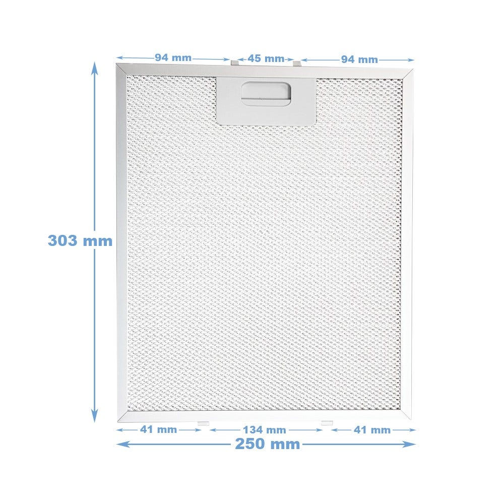 Best Metaalfilter 303x250x8mm 80875545