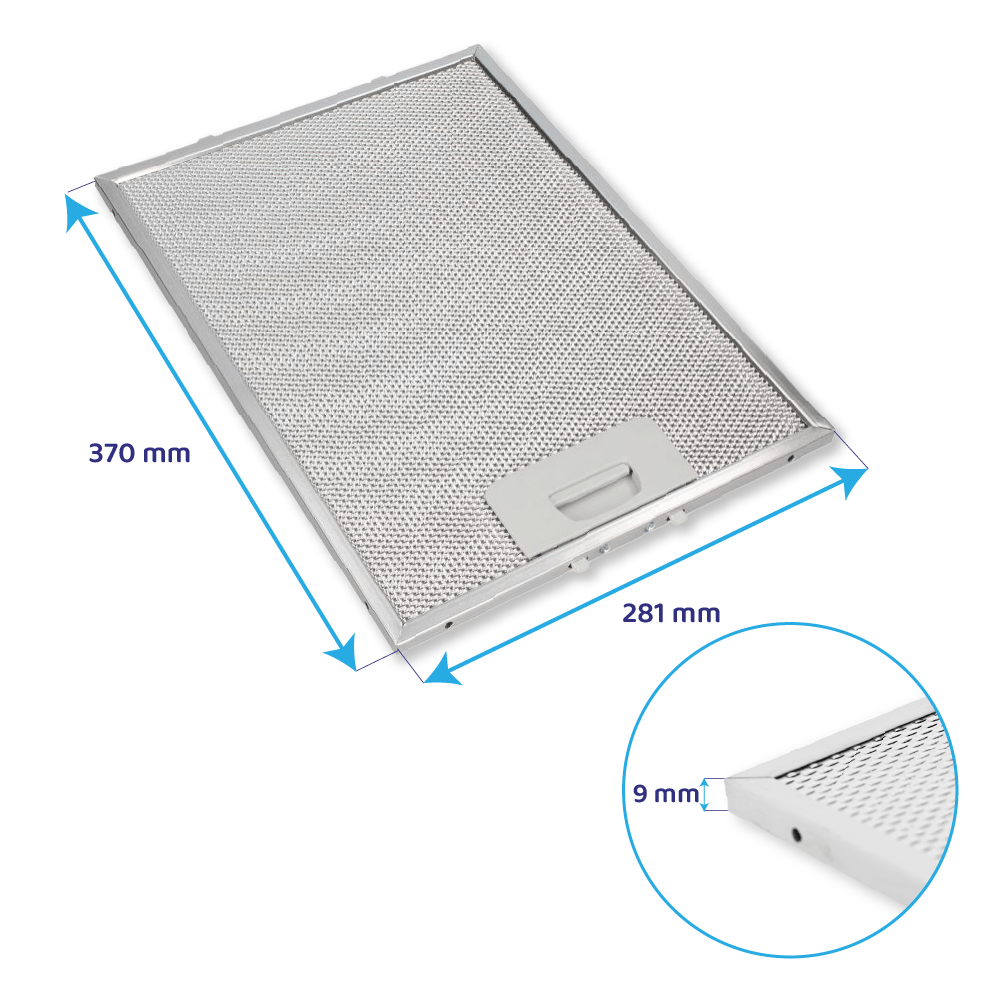 Teka Metaalfilter 370x281mm 81460072