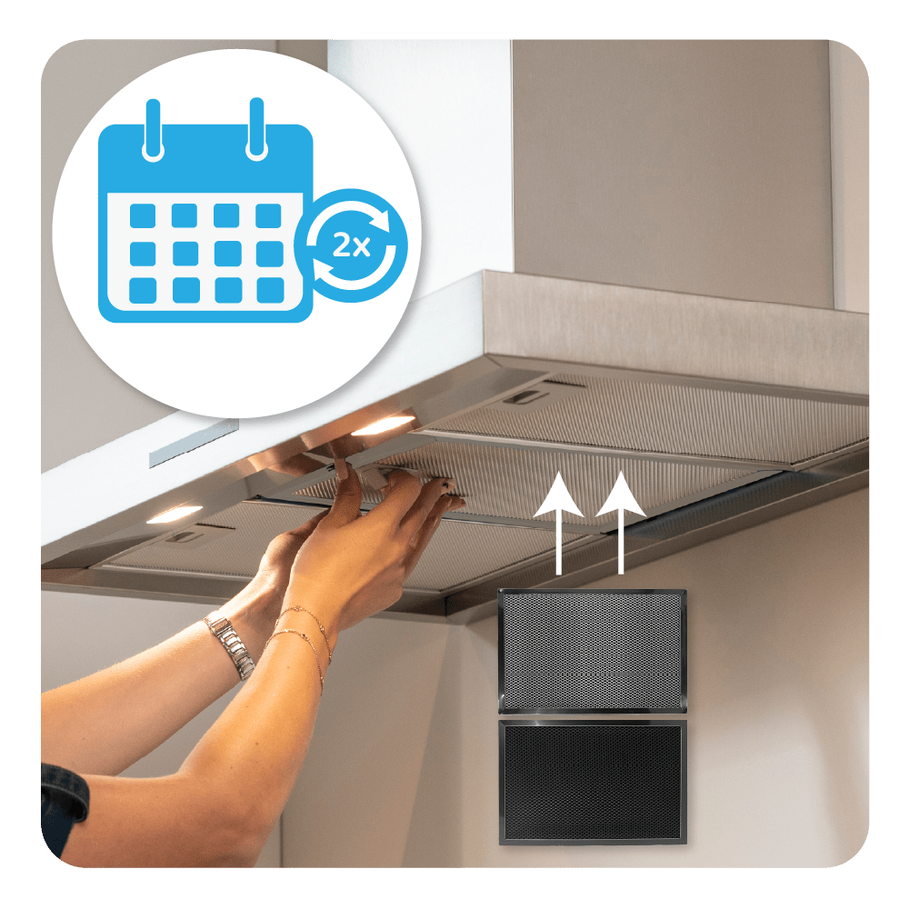 AEG OdourClean Plus Longlife Koolstoffilter MCFB70PL / 9029865855 (2st.) 