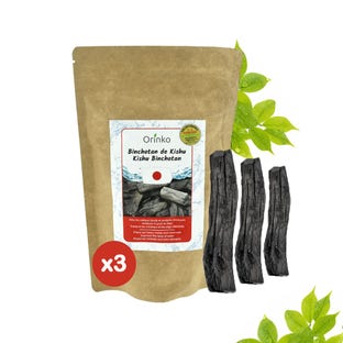 Orinko Japanse Binchotan Houtskoolstaafjes (3st.)