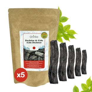 Orinko Japanse Binchotan Houtskoolstaafjes (5st.)