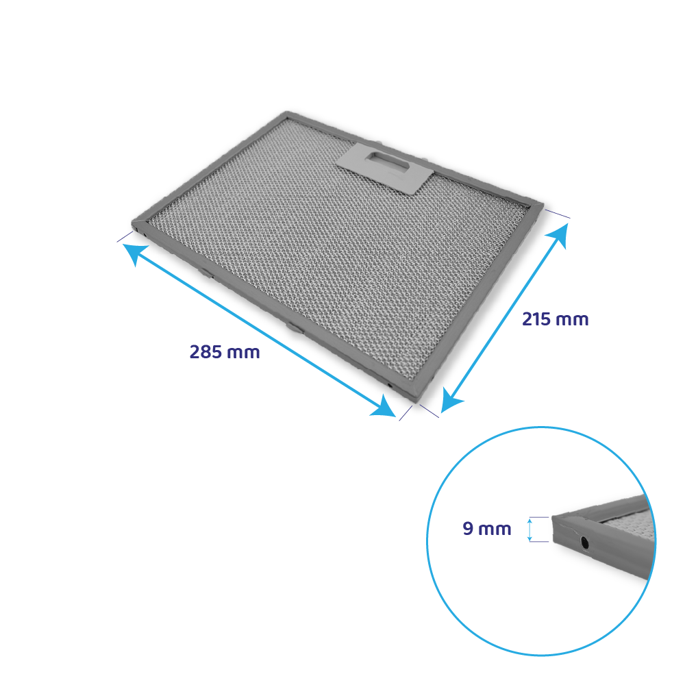 Airforce Metaalfilter 215x285mm AFGINSIDE