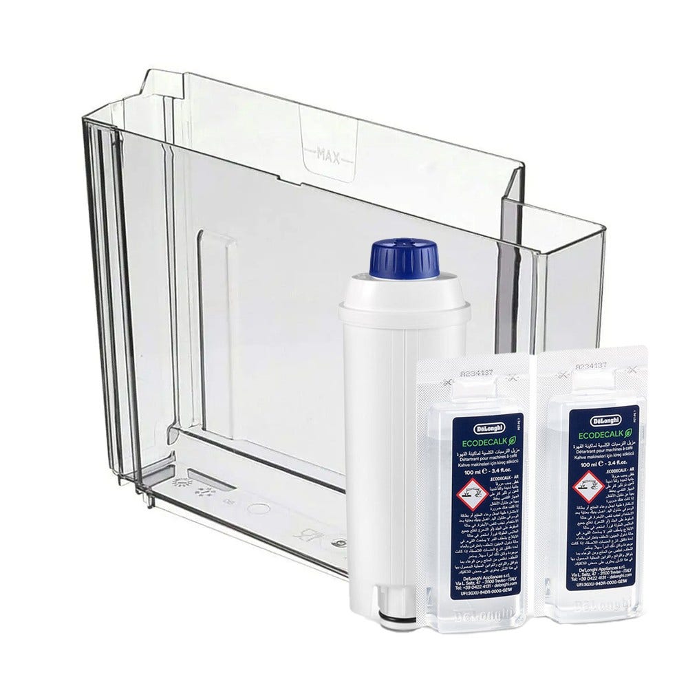 Delonghi Onderhoudsset Koffiemachine Waterreservoir + Waterfilter + Ontkalker  