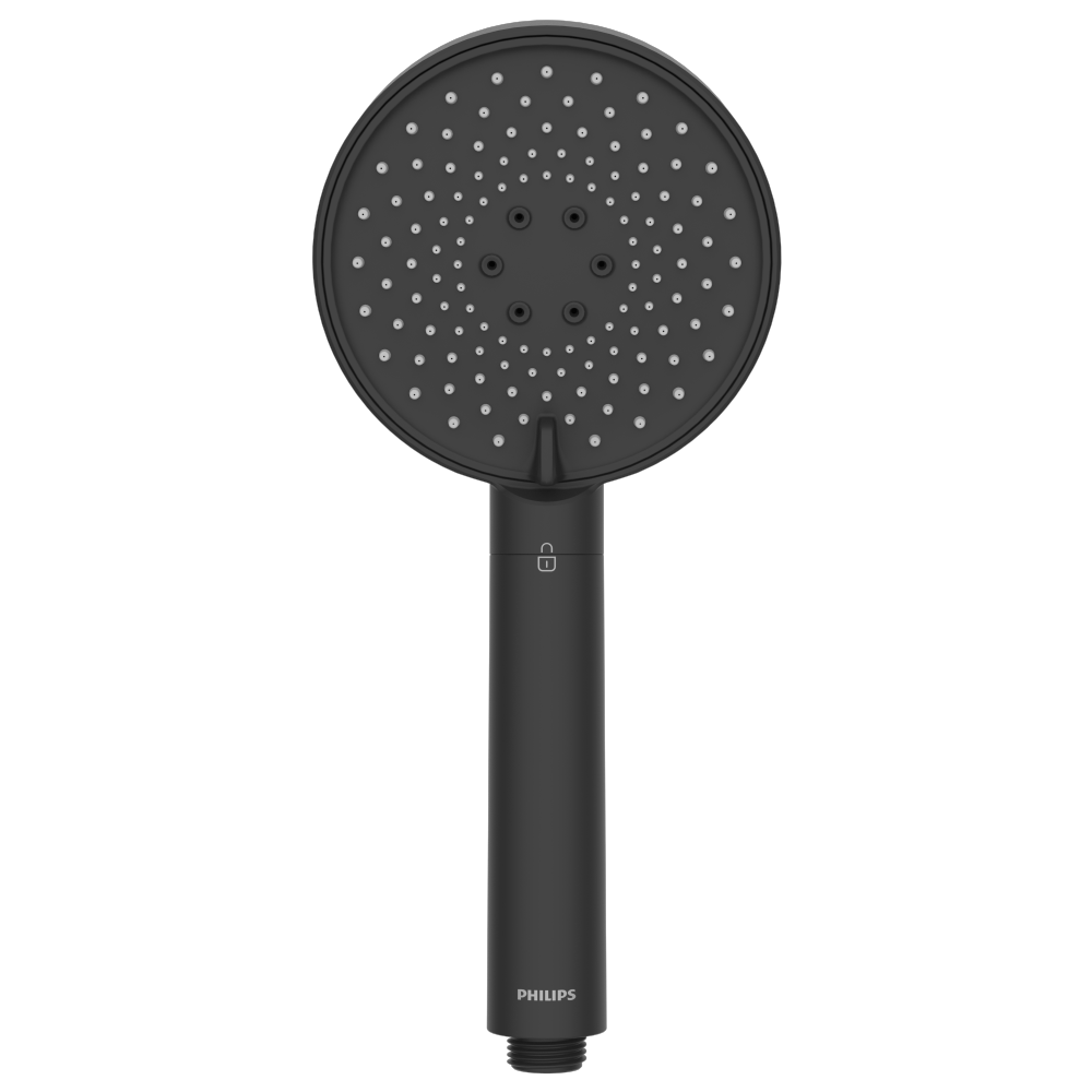Philips Douchekop + Vervangingsfilter Zwart (4st.) ASH1516BK / ASH138
