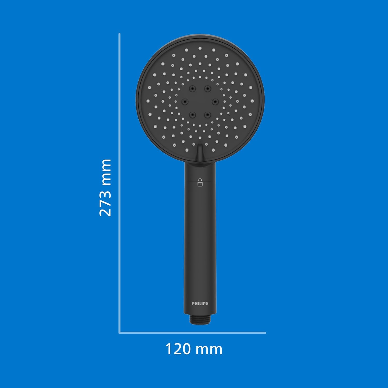 Philips Douchekop + Vervangingsfilter Zwart (4st.) ASH1516BK / ASH138