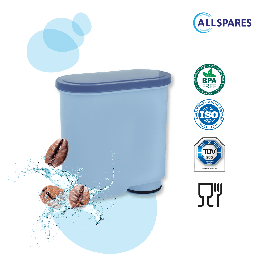 Onderhoudspakket Koffiemachine Waterfilter + ontkalker geschikt voor Philips / Saeco