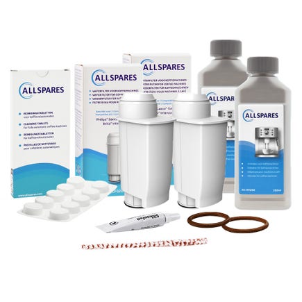 Onderhoudsset Koffiemachine Ontkalker + Waterfilter + Reinigingstabletten geschikt voor Philips / Saeco