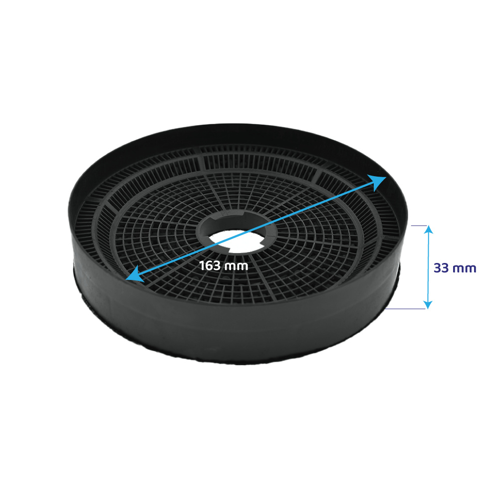 Koolstoffilter geschikt voor AEG OdourClean DVK5661HB / DVE5961HB / GD5970V (2st.)
