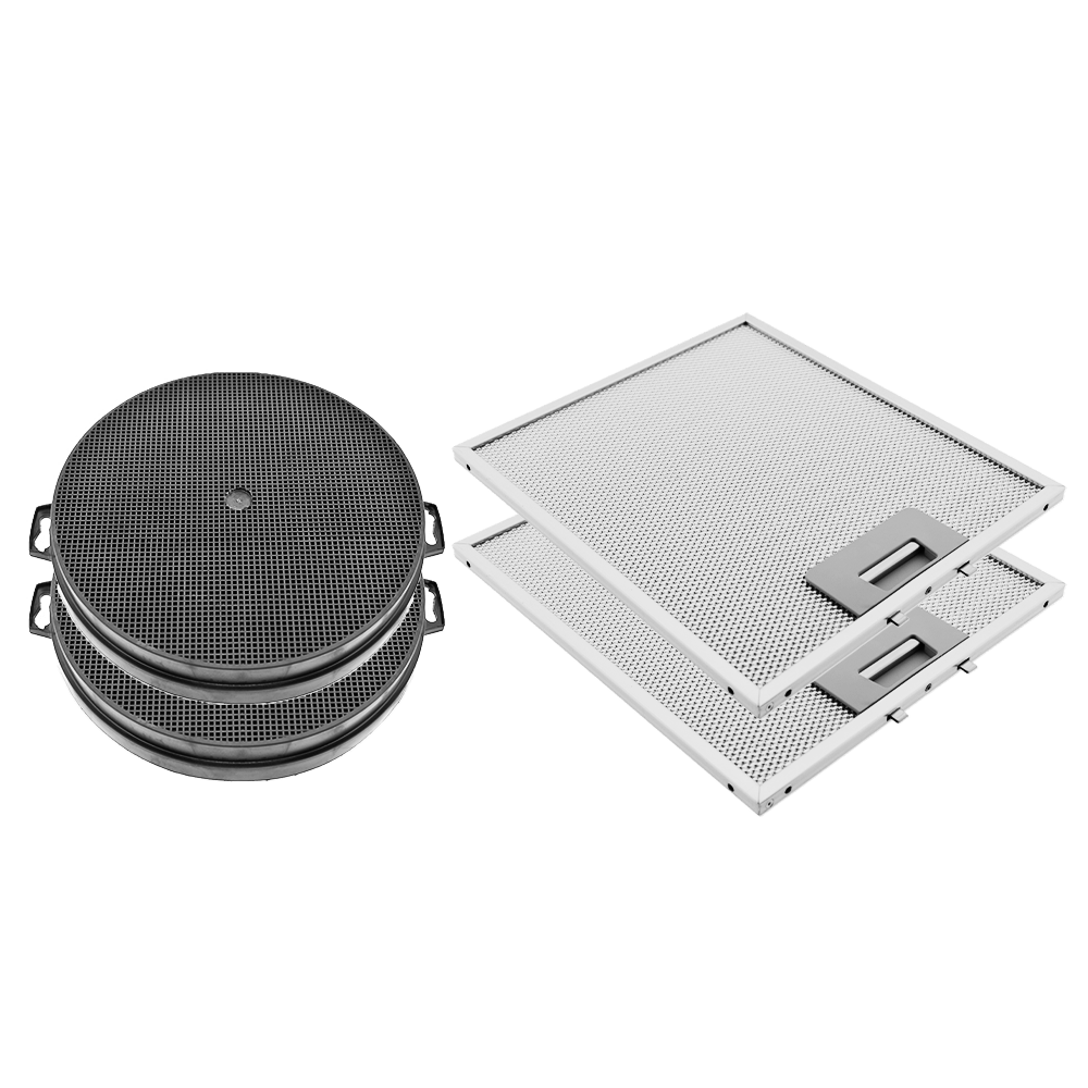 Koolstoffilter (2St.) + Metaalfilter (2St.) geschikt voor Brandt AD1070X