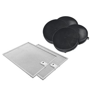 Koolstoffilter (4St.) + Metaalfilter (2St.) geschikt voor Falmec Quasar