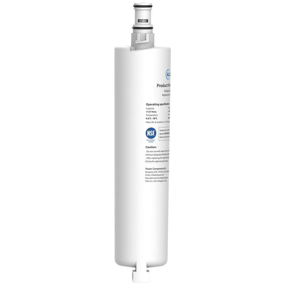AllSpares Waterfilter voor Koelkast geschikt voor Whirlpool Bauknecht SBS002 / SBS200 / SBS103 / 481281729632