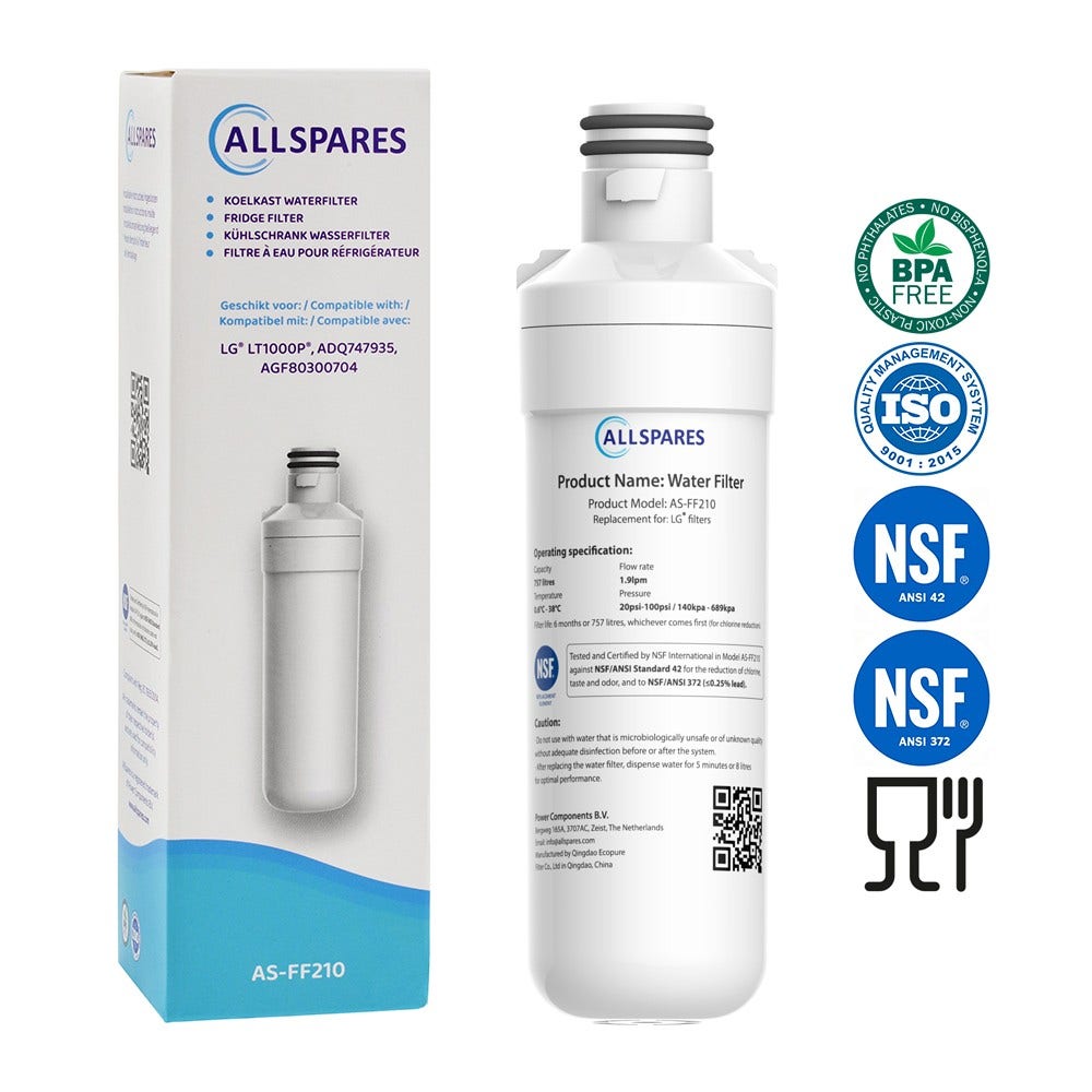 Waterfilter geschikt voor LG LT1000P - AGF80300704 - ADQ74793501