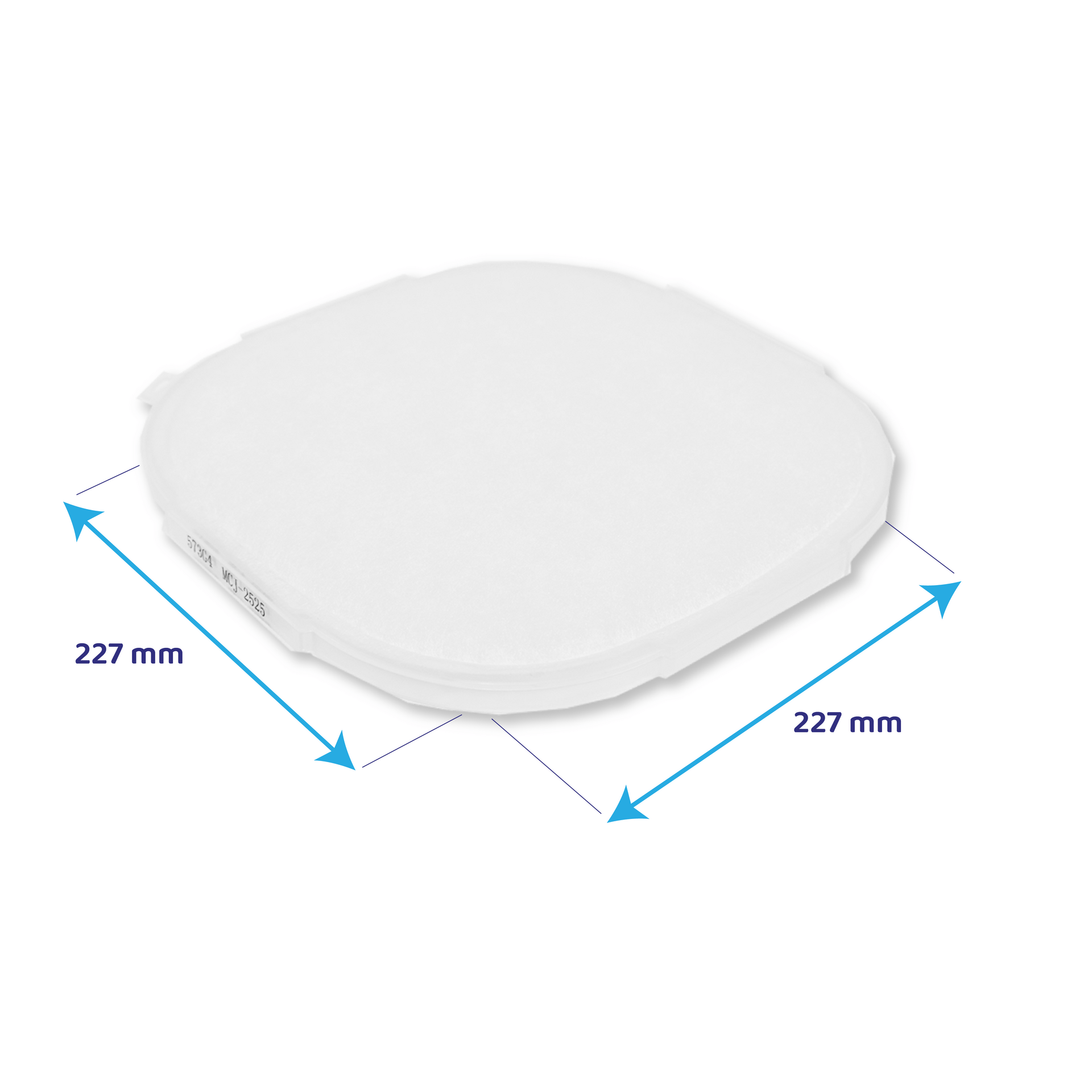 Stoffilter Ventilator geschikt voor Inventer Innenblende Flair 1004-0175 (2St.)