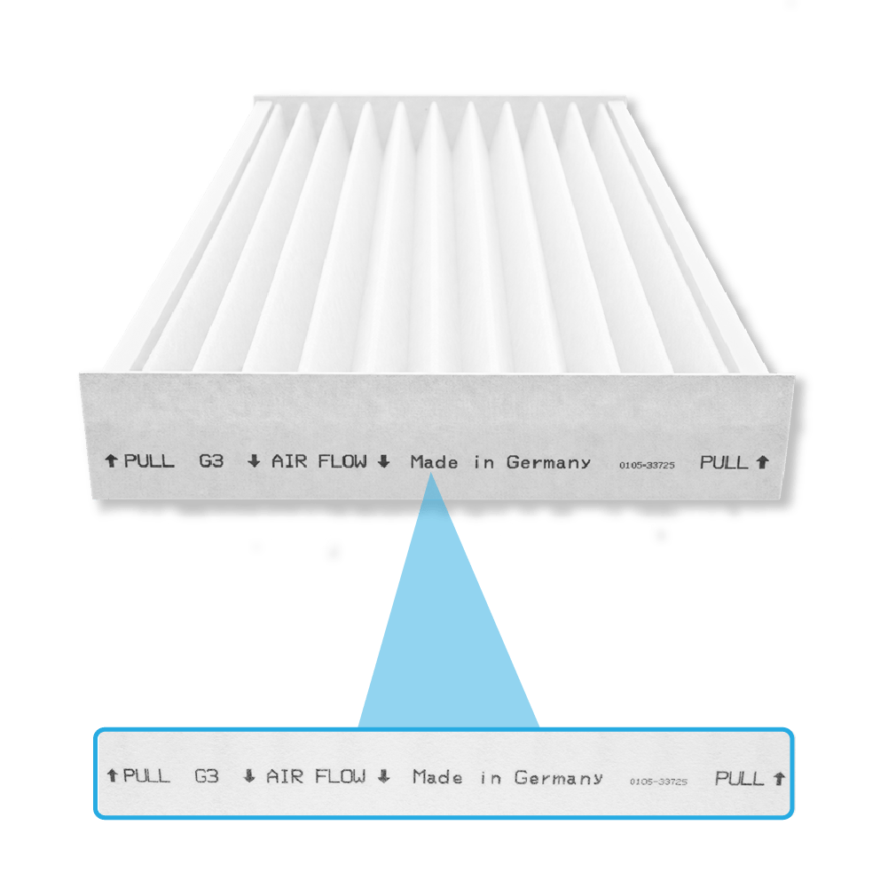 Filter G3 geschikt voor Zehnder ISO Defroster DN160