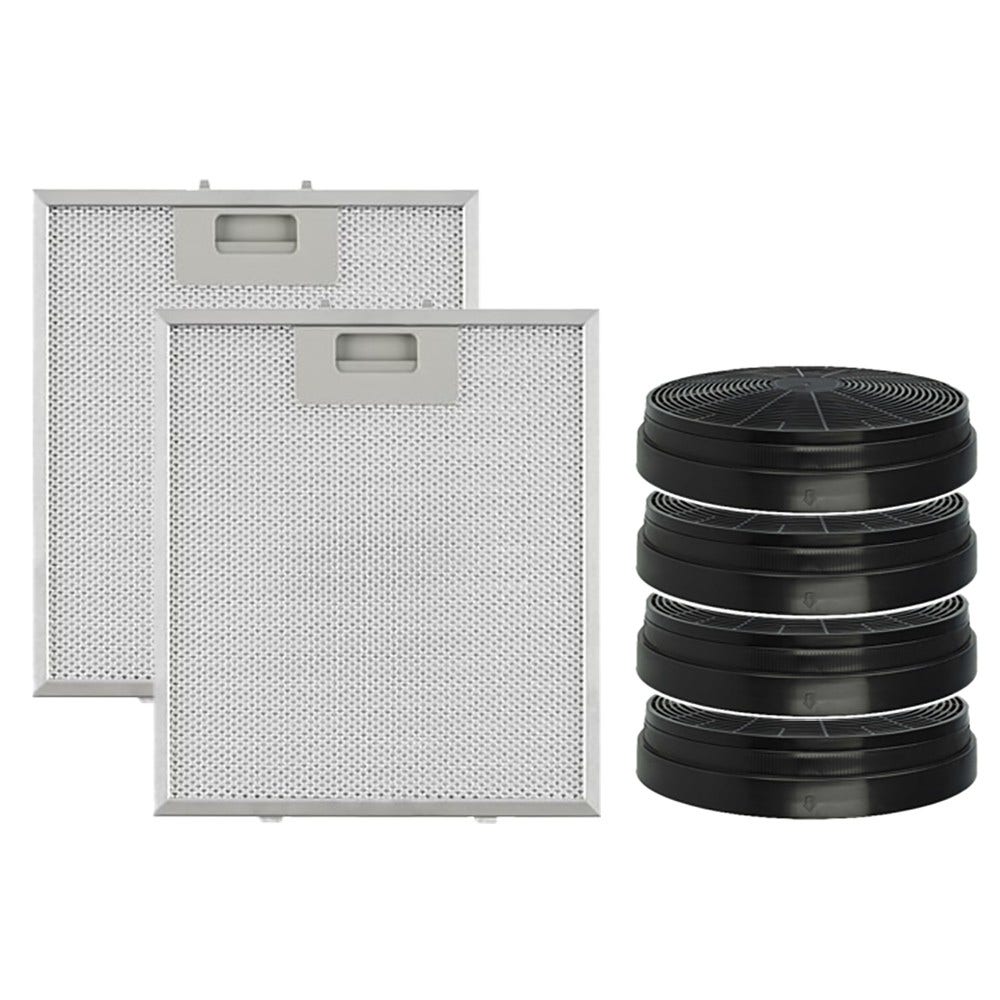 Koolstoffilter (4st.) en Metaalfilter (2st.) geschikt voor Klarstein Annabelle