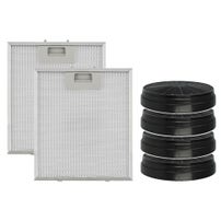 Koolstoffilter (4st.) en Metaalfilter (2st.) geschikt voor Klarstein Annabelle