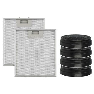 Koolstoffilter (4st.) en Metaalfilter (2st.) geschikt voor Klarstein Annabelle