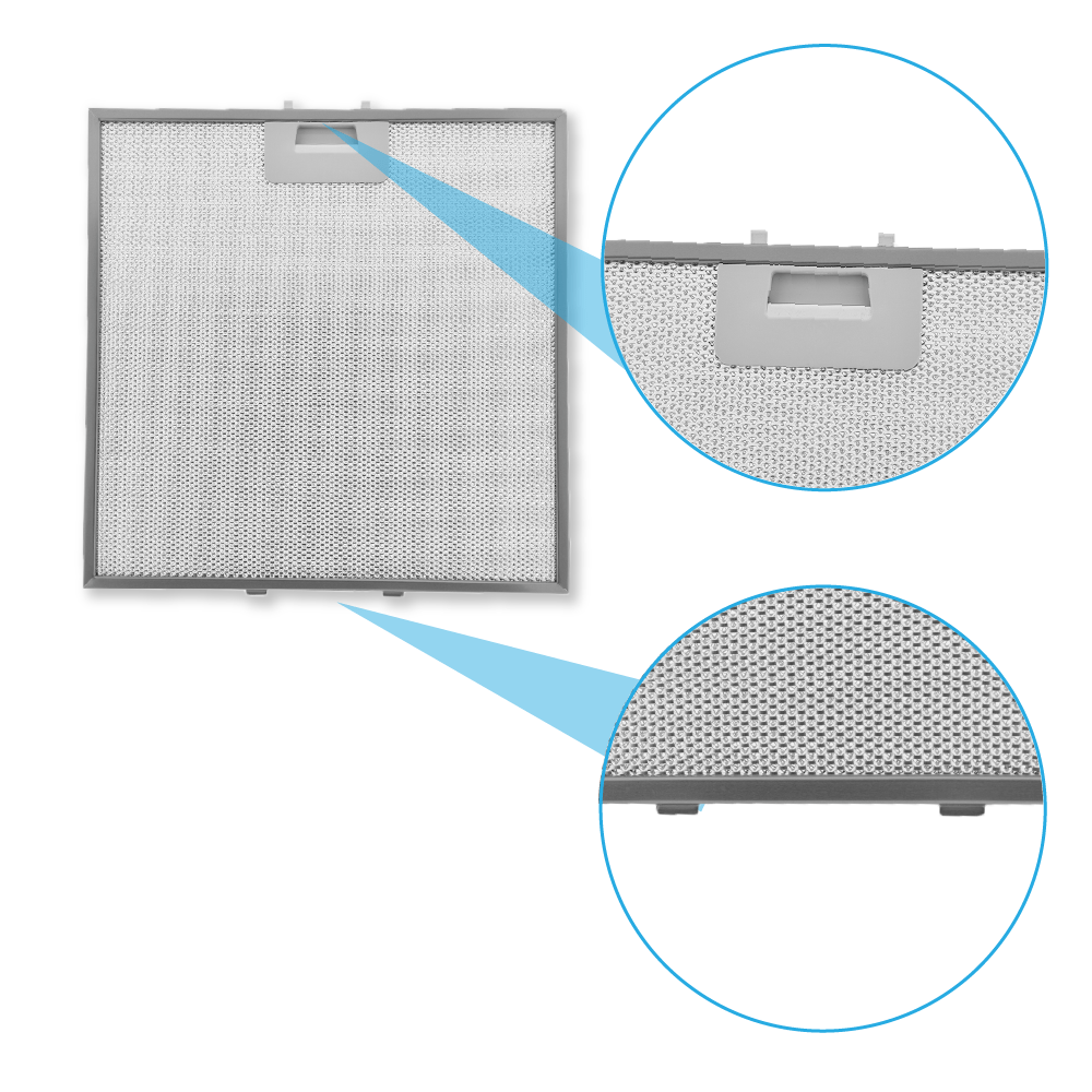 Metaalfilter 320x320mm geschikt voor KitchenAid 481248058144